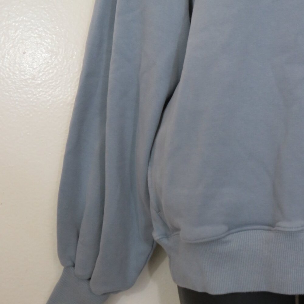 Popflex size XXS XS Mock Neck Sweatshirt Pullover Gray Athleisure Workout - Picture 5 of 7